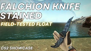 Falchion Knife Stained FieldTested  CS2 Skin Showcase 974 [upl. by Lynelle867]