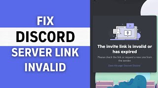 How To Fix Discord Server Link Invalid or Expired Issue on Android 2024 [upl. by Darren]