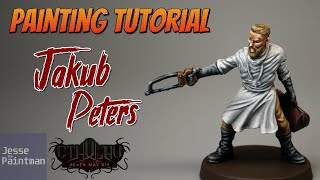 Painting Jakub Peters from Cthulhu Death May DieFear of the Unknown  Miniature Painting Guide E03 [upl. by Stillmann]