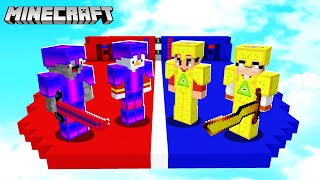 iCRIMAX cheatet SHADE in 2v2 LUCKY BLOCK BEDWARS [upl. by Yknarf]