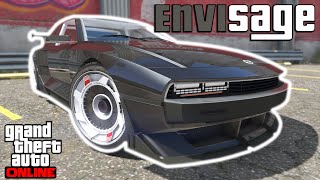 The NEW BOLLOKAN ENVISAGE  GTA Online DLC Car Customization [upl. by Gaul]