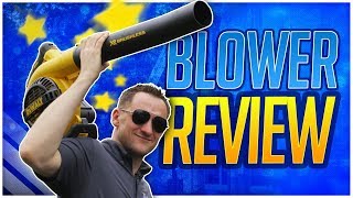 Leaf Blower Review DeWALT 40 Volt Brushless [upl. by Ayhdiv]