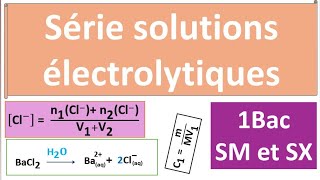 serie dexercices solutions électrolytique 1 Bac [upl. by Thorwald891]