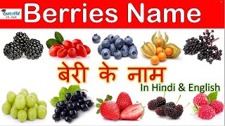 Berries name in Hindi and English  LearnVid Dr Dipti [upl. by Remmus]