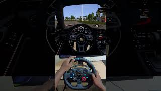 CAR DRIVING  PORSCHE 991 TURBO S 2016  Euro Truck Simulator 2 g29 [upl. by Anekahs890]