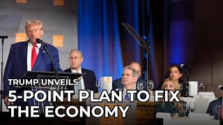 Trumps Five Point Plan on How to Fix the Economy [upl. by Torrell743]