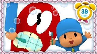 🦷😃💫Toothbrush Jazz 🦷😃💫  38 minutes   Nursery Rhymes amp Baby Songs  Pocoyo [upl. by Fattal]