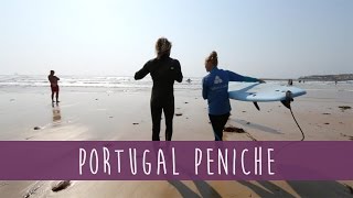 SURFEN IN PENICHE  PORTUGAL ROADTRIP TEIL 3 [upl. by Lecirg]