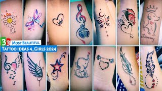 33 Cute amp Amazing tattoos for Girls  Small tattoos for women  hand tattoos for girls [upl. by Nomzzaj]