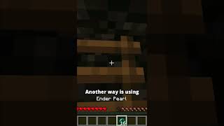 How to go onto the Nether Roof in Minecraft 🌋 shorts [upl. by Ilellan]