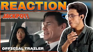 Jackpot  Official Trailer Reaction  Prime Video  Holly Verse [upl. by Notlew]