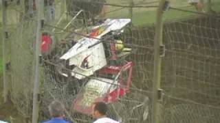 Nic Faas amp Ryan Kaplan Double Flip Kokomo Speedway [upl. by Obie378]