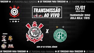 AO VIVO âš« CORINTHIANS x Guarani  Copa SP de Futebol Jr  1212024 [upl. by Hazen850]