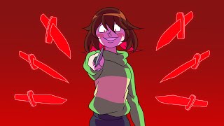 Frisk vs Chara  Undertale animation [upl. by Edroi]