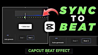 Capcut Auto Beat Sync Tutorial  Beat Sync Video Editing Capcut iPhone amp Android [upl. by Ruosnam]