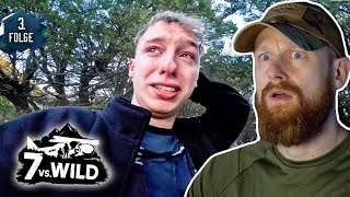 Hugo ist mit den Nerven AM ENDE  Fritz Meinecke reagiert auf 7 vs Wild  Crashed Folge 3 [upl. by Aibos366]