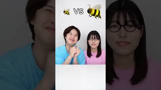 Small honey bee Vs Big honey bee shorts honeybee shortsviral shortfeed [upl. by Sheena]