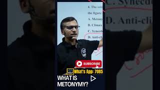 What is Metonymy TGT  PGT  NET English [upl. by Ambrosane332]