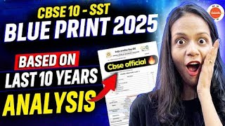 📊 Class 10 SST 2025 Blueprint  Insights from 10 Years of Analysis 📚🔍  CBSE 202425 [upl. by Desdee525]