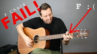 Guitar CHEATS  5 Easy Ways To Play an F Chord [upl. by Hellah875]