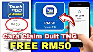 cara claim ewallet RM50 terbaru  tebus dari touch n go 2024  FREE [upl. by Aneerhs777]