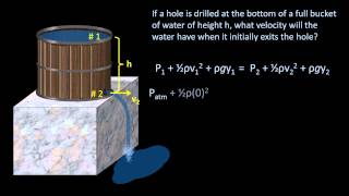 The Bernoulli Equation Fluid Mechanics  Lesson 7 [upl. by Aissatan315]