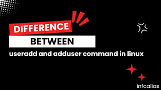 Difference between useradd and adduser command in linux [upl. by Warrenne]