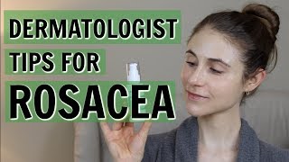 DERMATOLOGIST TIPS FOR ROSACEA SKIN CARE PRODUCTS DR DRAY [upl. by Shaefer]