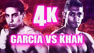 Danny Garcia vs Amir Khan Highlights 4K [upl. by Ikiv]