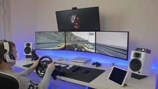 How to get Triple Screen Gaming Working on any Three Monitors TUTORIAL 7680 X 1440 [upl. by Otsirc579]