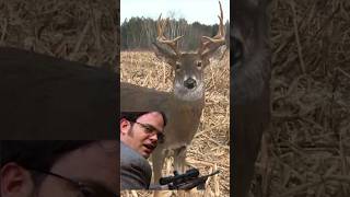 GAME WARDEN VS POACHER CAUGHT LOOKING THROUGH THE SCOPE AT ROBO DEER hunt deer shorts [upl. by Garlaand]