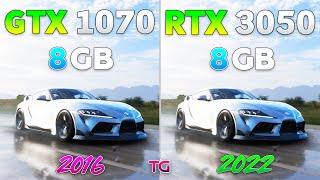 GTX 1070 vs RTX 3050  Test in 10 Games [upl. by Vallery]