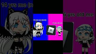 younger me vs now me gacha life  gacha meme  trends  meme  Tiktok  gaming girl  shorts [upl. by Akiemaj]