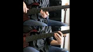 Bachs Little Fugue in Gminor performed on a Pedulla Pentabuzz fretless bass [upl. by Nairret828]