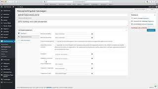 Woocommerce kortingscode toevoegen [upl. by Rafael]