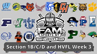 Week 3 Section 1B 1CD amp HVFL Preview Show [upl. by Aerdnaed]