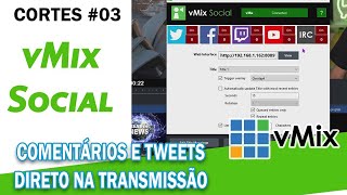 VMIX SOCIAL  Conheça o poder dessa ferramenta que vem incorporada ao VMIX cortes [upl. by Hubsher]