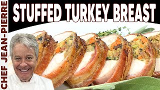 The Best Stuffed Turkey Breast Thanksgiving Recipe  Chef JeanPierre [upl. by Clarette275]