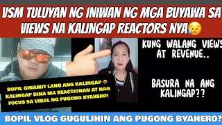 BOPIL VLOGAT IBA PANG ALIMATOK NA REACTORS NG KALINGAP NAG FOCUS SA VIRAL NG PUGONG BYAHERO [upl. by Kcirdneked]