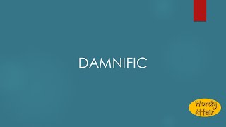 Damnific Meaning [upl. by Krall98]