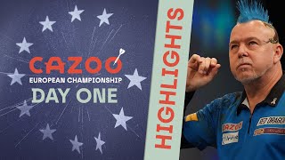 DEVASTATING DEBUT 2021 Cazoo European Championship  Day One Highlights [upl. by Aihseuqal]