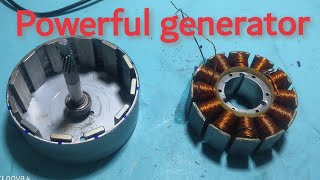 Make AC Dynamo Generator from a Brushless DC Motor  BLDC [upl. by Pegma99]