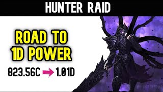 Hunter Raid  Road to 1D Power [upl. by Anytsyrk]