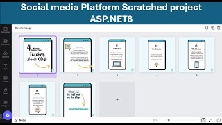 Social Media Platform Real Scratched based Project in ASPNET 8 [upl. by Ainet]