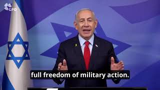 Netanyahu on Hezbollah ceasefire I have promised you victory and we will achieve victory [upl. by Asiled182]