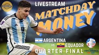 🔴 Live Stream Copa America 2024 Quarter Final  Argentina vs Ecuador  Intense Showdown [upl. by Aikmat]