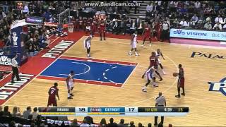 Captain Udonis Haslem 17Pts vs Pistons 20140328 [upl. by Kelli]