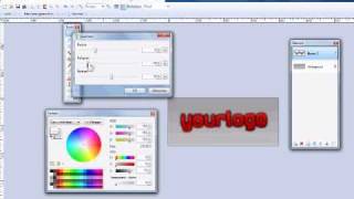 Paintnet Tutorials  3D Schrift erstellen [upl. by Kowtko107]