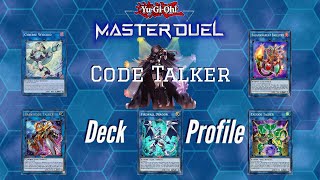 Master Duel Code Talker  Deck Profile [upl. by Luella]