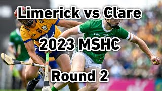 Limerick vs Clare 2023 Munster Hurling Championship Round Robin [upl. by Aicilef]